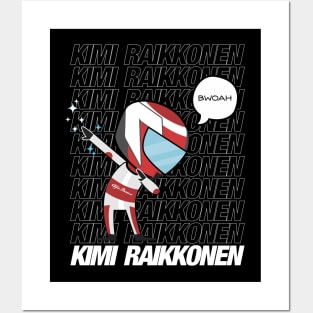 Kimi Raikkonen Dabbing Posters and Art